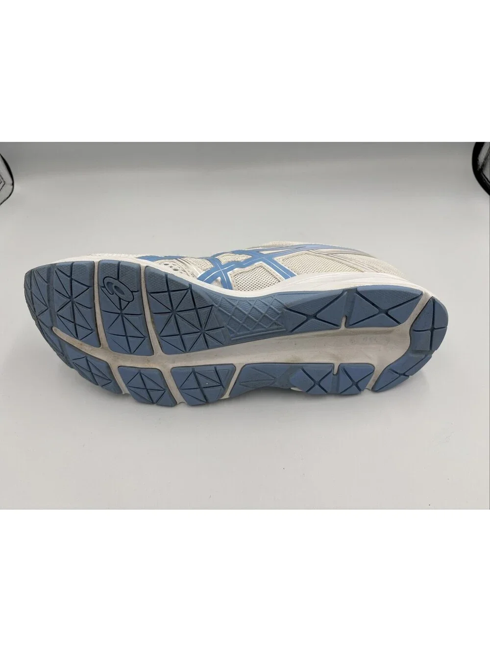 ASICS Gel Contend 4 Women's Size 10 White Blue Running Walking Shoes